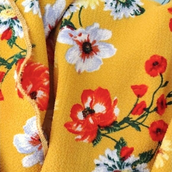 Speechless Wrap Front Floral Midi Dress - Picture 11 of 12